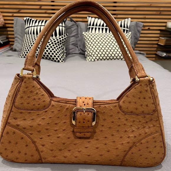 90s Vintage Cape Cobra Pig Skin Handbag - Picture 2 of 14